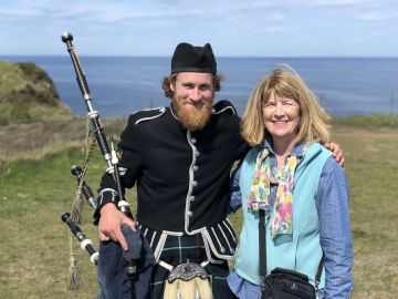 Isle of Skye with Bagpiper